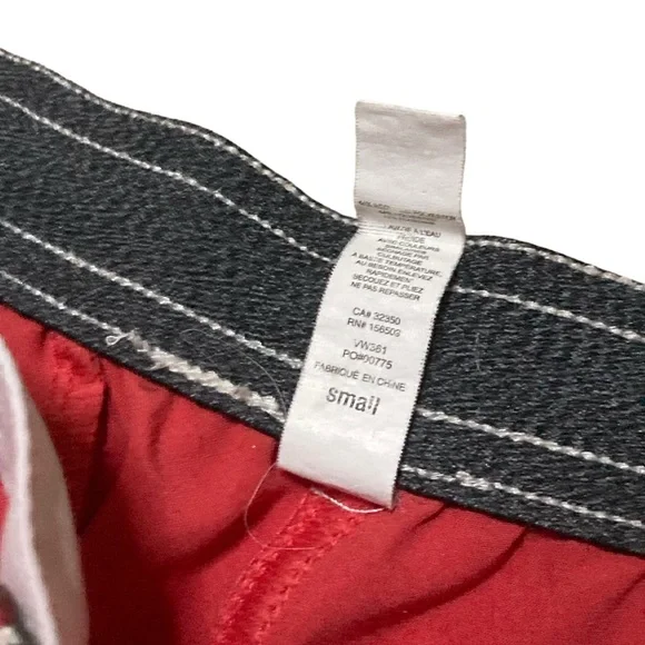 Vuori Women's Athletic Shorts - Melon and White - Picture 7 of 12